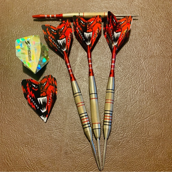 NINJA STEEL TIP DART SET Of 4 by Dart World, 21 gram - Picture 8 of 11